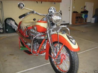 1939 Indian Four 4 cylinder motorcycle ready